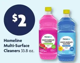 Family Dollar Homeline Multi-Surface Cleaners offer