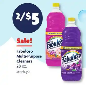 Family Dollar Fabuloso Multi-Purpose Cleaners offer