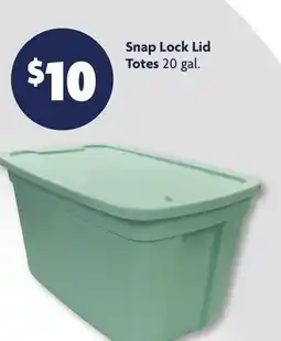 Family Dollar Snap Lock Lid Totes offer