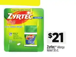 Dollar General Zyrtec Allergy Relief offer