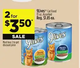 Dollar General 9Lives Cat Food offer
