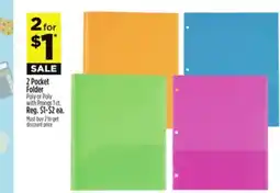 Dollar General 2 Pocket Folder offer