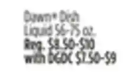 Dollar General Dawn Dish Liquid offer