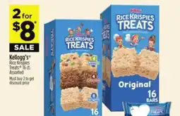 Dollar General Kellogg's Rice Krispies Treats offer