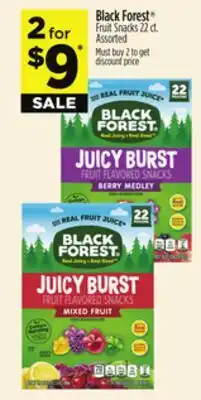 Dollar General Black Forest Fruit Snacks offer
