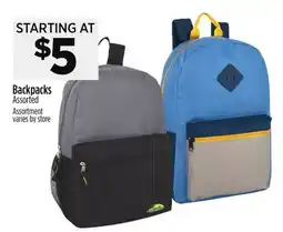 Dollar General Backpacks offer