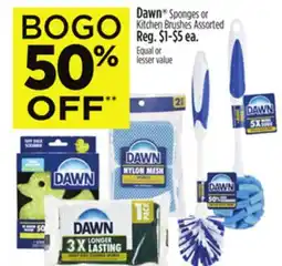 Dollar General Dawn Sponges or Kitchen Brushes offer