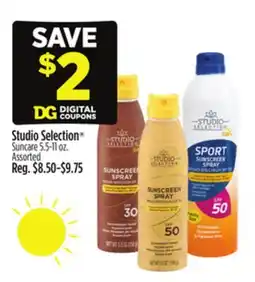 Dollar General Studio Selection Suncare offer