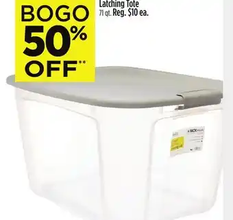 Dollar General Latching Tote offer