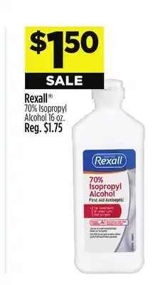 Dollar General Rexall 70% Isopropyl Alcohol offer