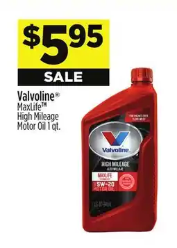 Dollar General Valvoline MaxLife TM High Mileage Motor Oil offer