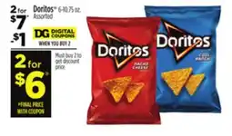 Dollar General Doritos 6-10.75 oz offer