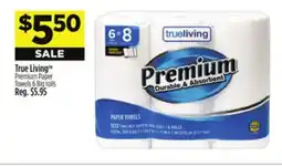 Dollar General True Living Premium Paper Towels offer