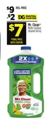 Dollar General Mr. Clean Multi-Surface Cleaner offer
