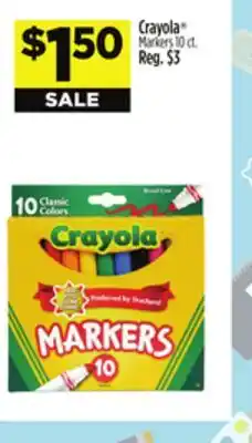 Dollar General Crayola Markers offer