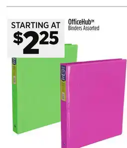 Dollar General OfficeHub Binders offer
