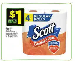 Dollar General Scott Bath Tissue Comfort Plus offer