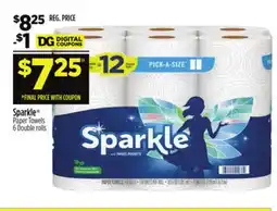 Dollar General Sparkle Paper Towels offer
