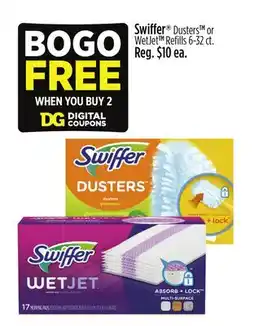 Dollar General Swiffer Dusters or WetJet Refills offer