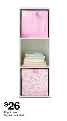 Target Brightroom 3-cube book shelf offer