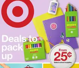 Target Select school supplies offer
