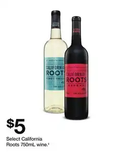 Target Select California Roots 750mL wine.‡ offer