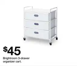 Target Brightroom 3-drawer organizer cart offer