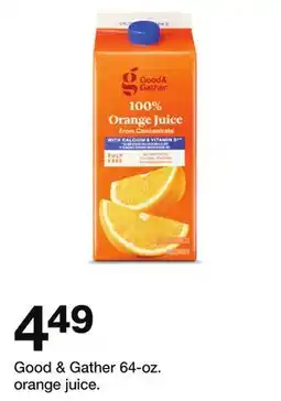 Target Good & Gather 64 - oz. orange juice offer