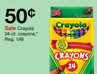 Target Crayola 24-ct. crayons offer