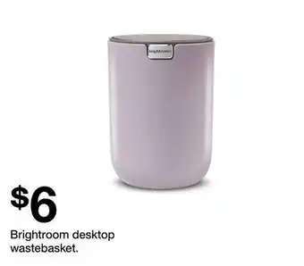 Target Brightroom desktop wastebasket offer