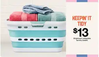Target Brightroom collapsible laundry basket offer