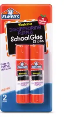 Target Elmer's 2-ct. purple glue sticks offer