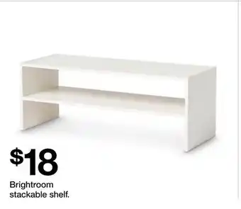 Target Brightroom stackable shelf offer