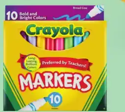 Target Crayola broadline markers offer