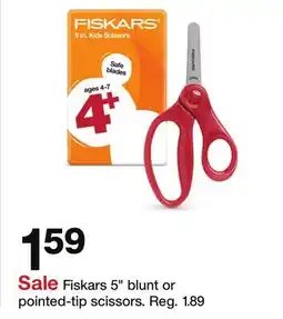 Target Fiskars 5 blunt or pointed-tip scissors offer