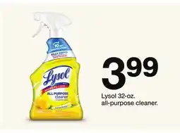 Target Lysol 32-oz. all-purpose cleaner offer
