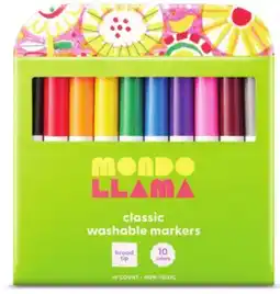 Target Mondo Llama broad-tip markers offer