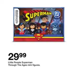 Target Little People Superman Through The Ages mini figures offer