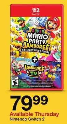 Target Super Mario Party Jamboree Nintendo Switch 2 offer