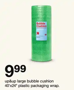 Target up&up large bubble cushion 40'x24 plastic packaging wrap offer