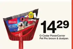 Target O-Cedar PowerCorner Pet Pro broom & dustpan offer
