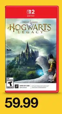 Target Hogwarts Legacy Nintendo Switch 2 offer