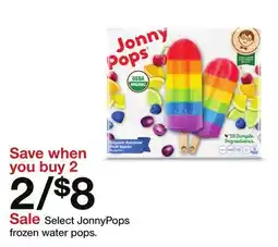 Target Select JonnyPops frozen water pops offer