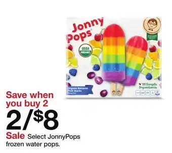 Target Select JonnyPops frozen water pops offer