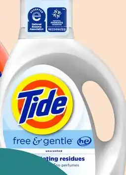 Target Tide Free & Gentle 84-oz. liquid laundry detergent offer