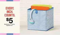 Target Brightroom 11 fabric organizer bin offer