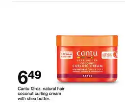 Target 12-oz. natural hair coconut curling cream with shea butter offer