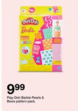 Target Play-Doh Barbie Pearls & Bows pattern pack offer