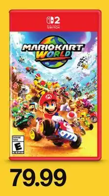 Target Nintendo Switch 2 Mariokart World offer