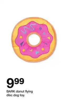 Target BARK donut flying disc dog toy offer